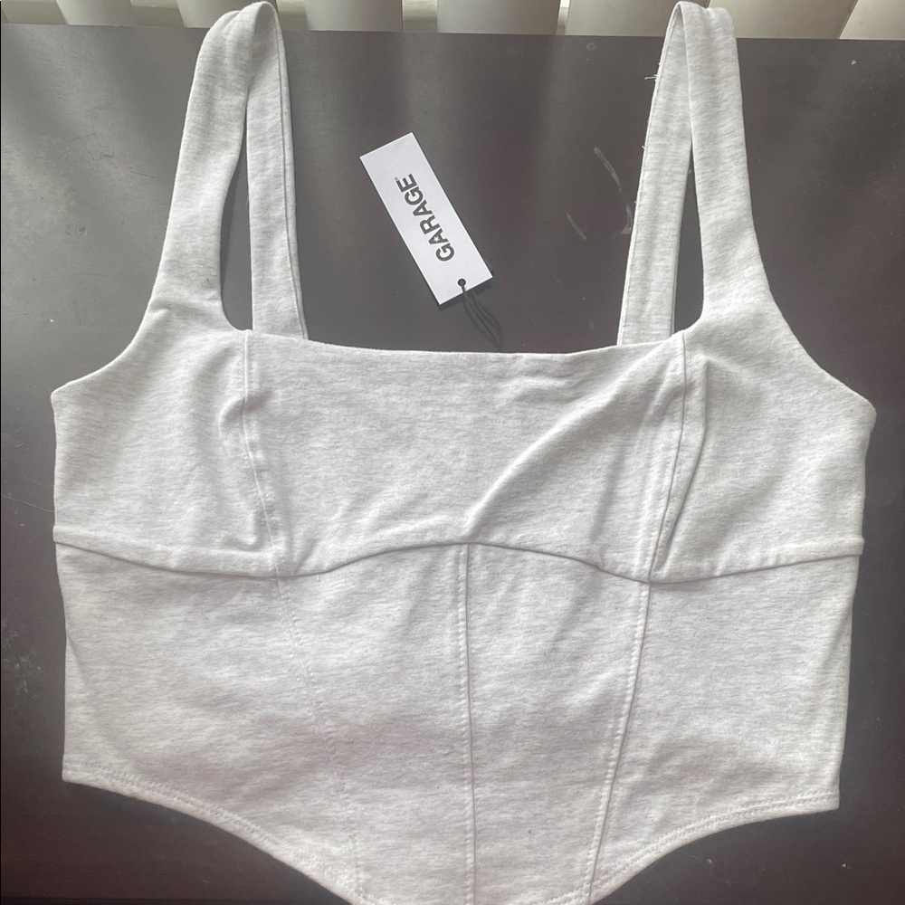 Garage Light Gray Fitted Top